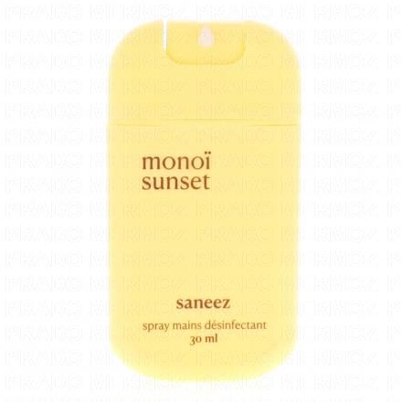 SANEEZ Monoï Sunset Spray Mains Désinfectant 30ml