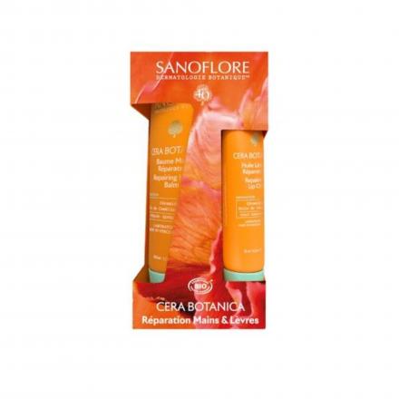 SANOFLORE Cera Botanica Baume Mains Réparateur (+ huile lèvres 10ml)