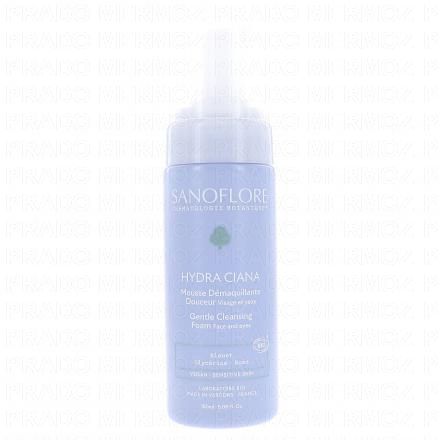 SANOFLORE Hydra Ciana - Mousse Démaquillante Douceur Bio 150ml