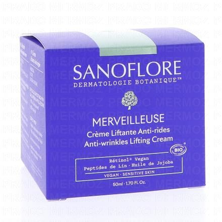 SANOFLORE Merveilleuse - Crème Liftante Anti-Rides Bio 50ml