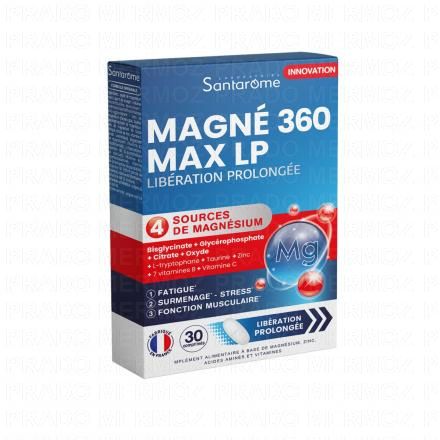 SANTAROME Magné 360 Max LP 30 comprimés