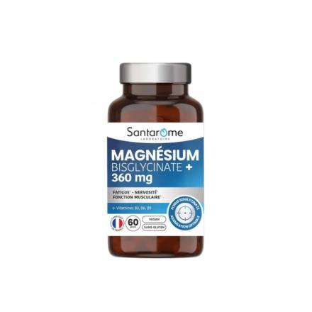 SANTAROME Magnésium Bisglycinate 360mg x60 Gélules