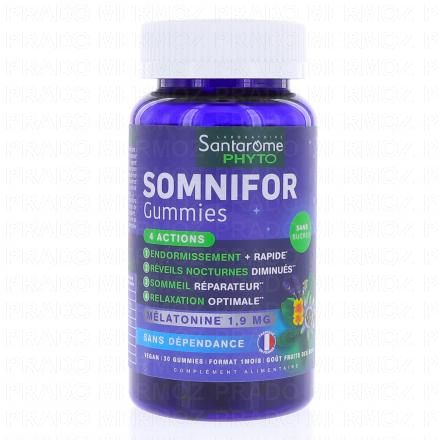 SANTAROME Somnifor 4 Actions Mélatonine 1.9mg (x30 gummies)