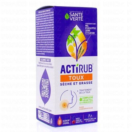 SANTÉ VERTE Actirub Toux sèche & grasse 150ml