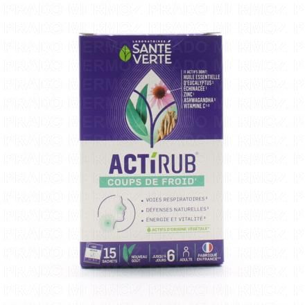 SANTE VERTE Actirub coups de froid x15 sachets