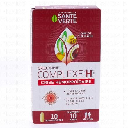 SANTE VERTE Circulymphe Complexe H 10 suppositoires 2