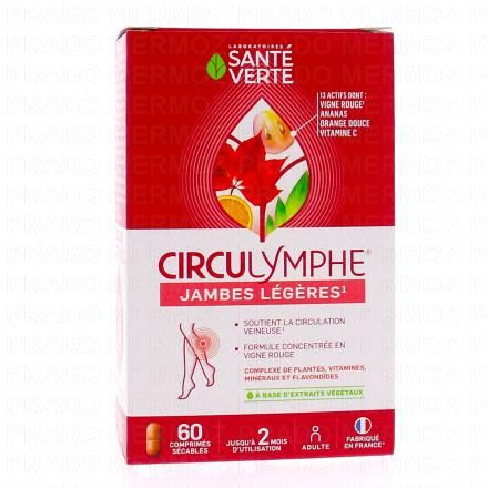 SANTÉ VERTE Circulymphe Jambes légères 60 comprimés