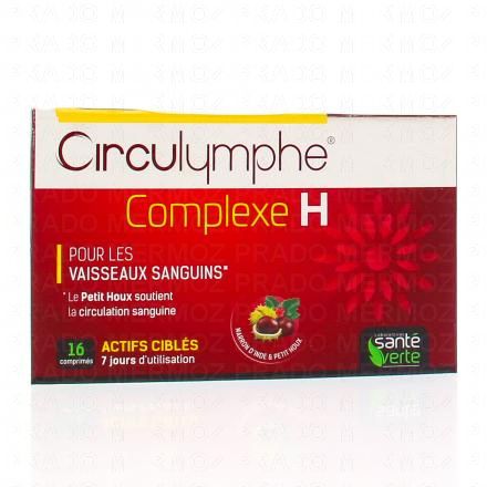 SANTÉ VERTE Circulymphe complexe H 16 comprimés