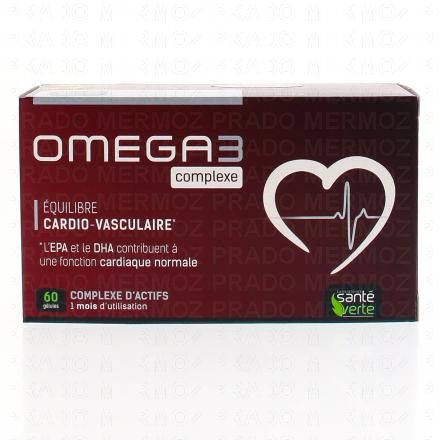 SANTÉ VERTE Oméga 3 Complexe 60 gélules