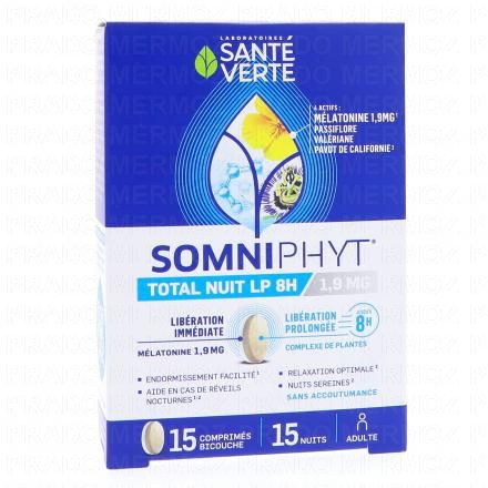 SANTÉ VERTE Somniphyt Total Nuit LP 1.9mg 15 comprimés