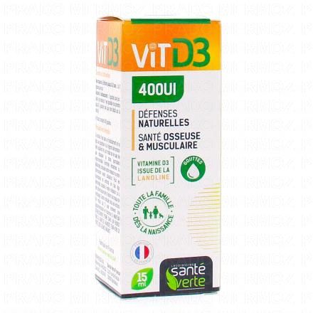 SANTE VERTE Vitamine D3 400UI 15ml