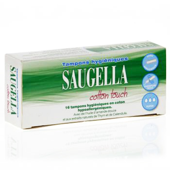 Saugella Cotton Touch Tampon Hygiénique Super 16 unités