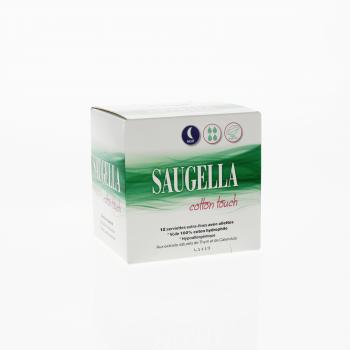 SAUGELLA Cotton touch nuit 12 serviettes