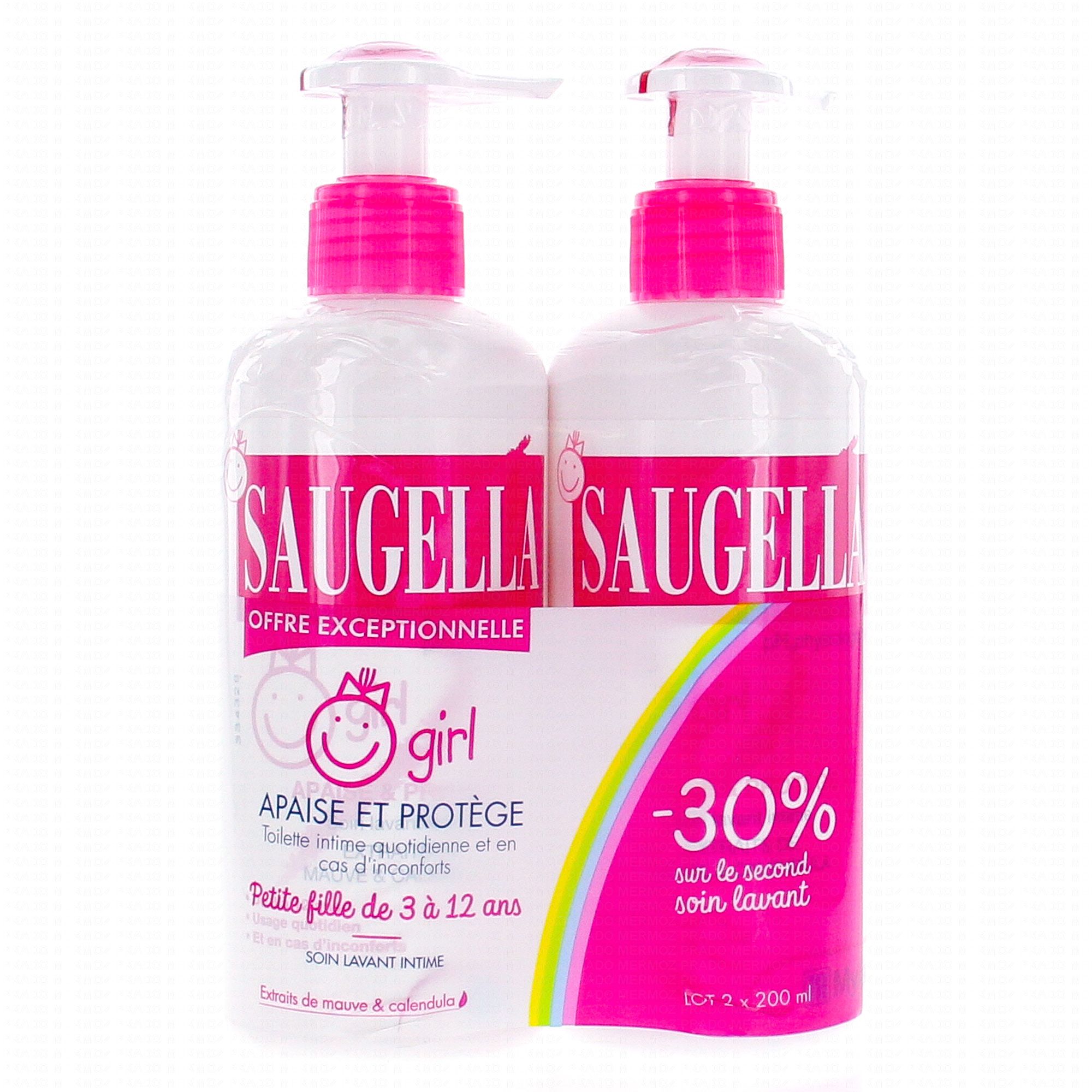 SAUGELLA GIRL Emulsion lavante douce 2x200ml - Parapharmacie Prado