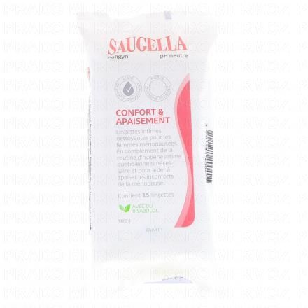 SAUGELLA Poligyn lingettes 15 lingettes