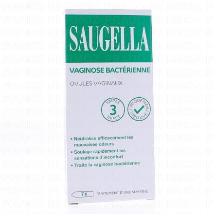SAUGELLA Traitement Vaginose bactérienne x7 ovules