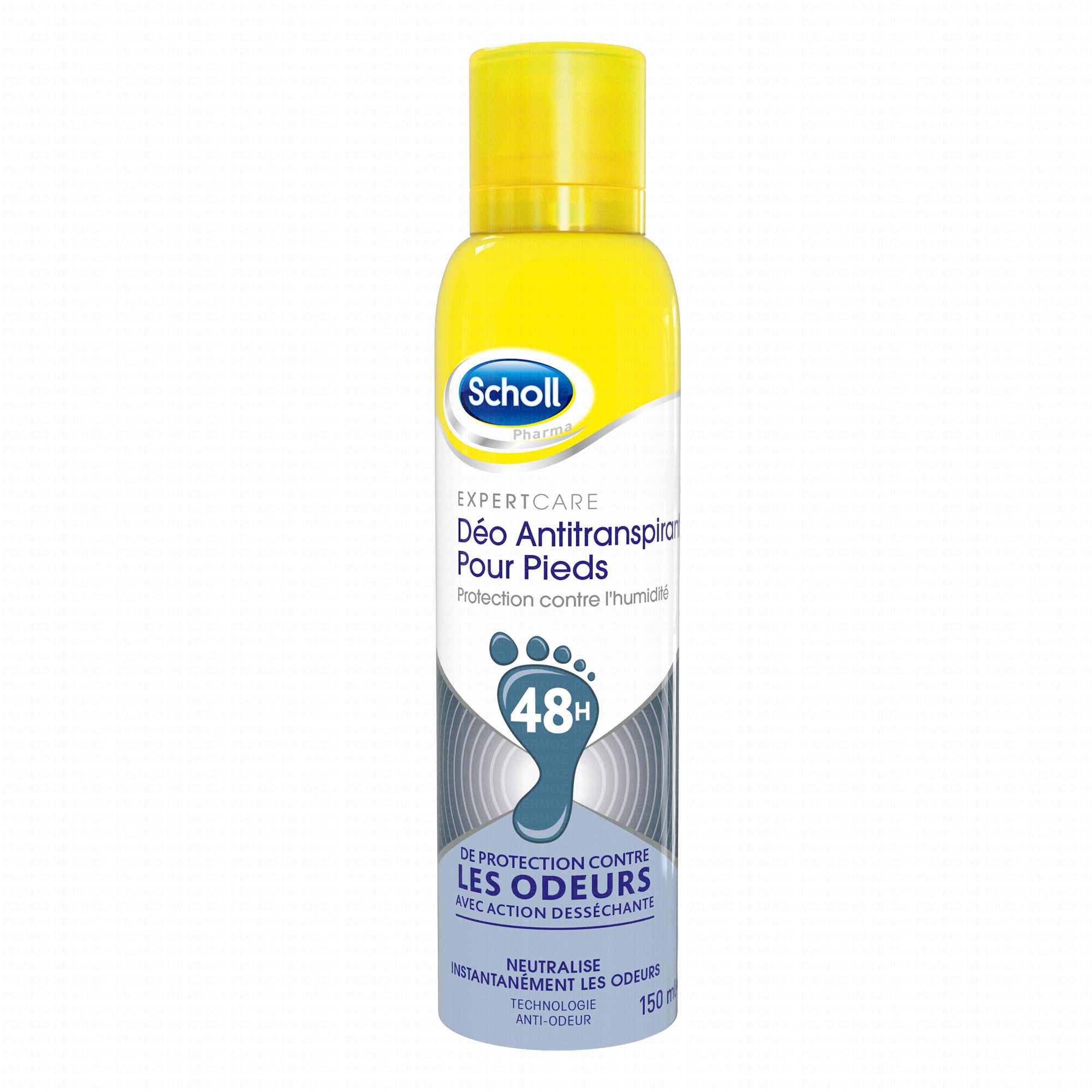 SCHOLL Déo anti transpirant pour pieds 48h anti-odeur spray 150ml -  Parapharmacie Prado Mermoz