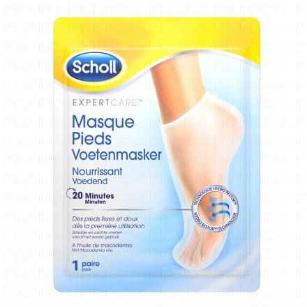 SCHOLL Expert care - Masque pieds nourrissant 20 minutes 1 paire