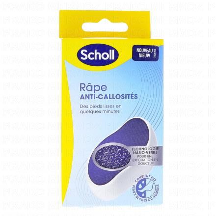 SCHOLL Râpe anti-callosités en nano-verre