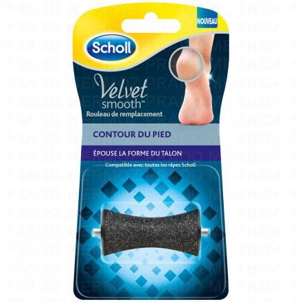 SCHOLL Velvet Smooth - Recharge râpe pied contour du pied