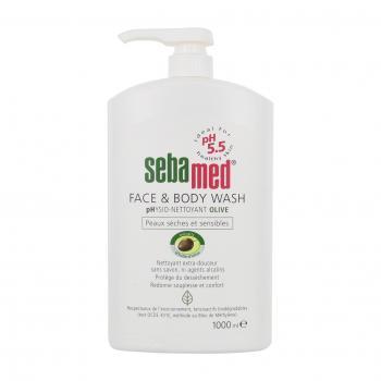 SEBAMED Face & Body Wash olive flacon pompe 1000ml
