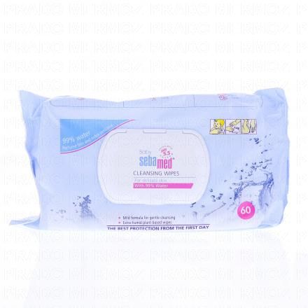SEBAMED Lingettes nettoyantes bébé x60