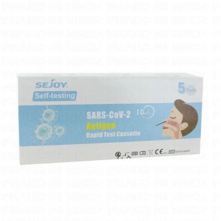 SEJOY Autotest antigénique nasal SARS-CoV-2 5 tests
