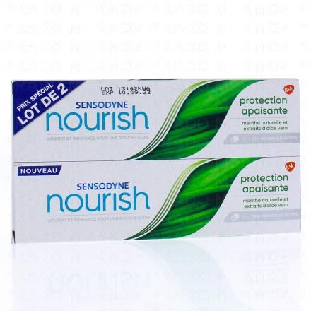 SENSODYNE Nourish - Dentifrice protection apaisante 75ml (lot de 2)