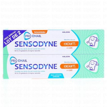 SENSODYNE Pro-émail Dentifrice Enfant 0-6 ans (2 x 50ml)