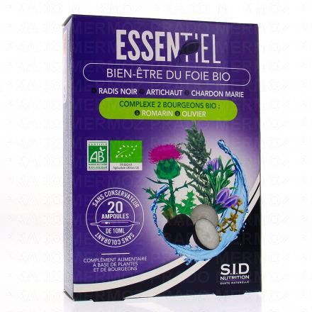 SID Essentiel Bien-être du foie 20 ampoules