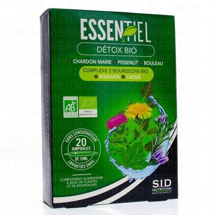 SID Essentiel Détox Bio 20 ampoules