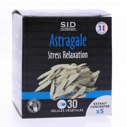 SID NUTRITION Astragale Stress Relaxation 30 gélules