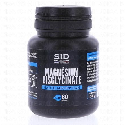SID NUTRITION Magnésium biscglycinate x60 gélules
