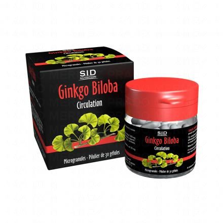 SID NUTRITION Phytoclassics Ginko Bilboa circulation (boîte de 30 gélules)