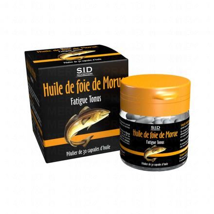 SIDNUTRITION SID NUTRITION Phytoclassics Huile de foie de morue boîte de 30