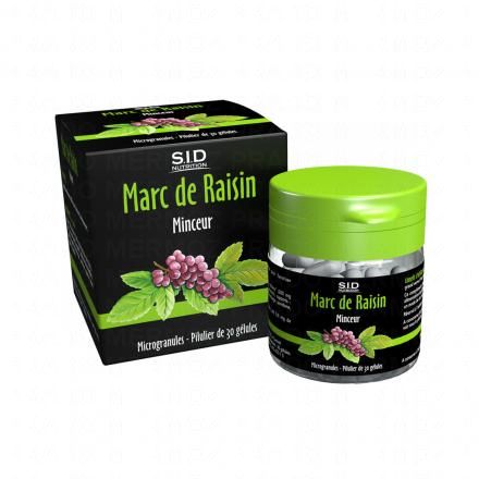 SID NUTRITION Phytoclassics Marc de raisin boîte de 30 gélules