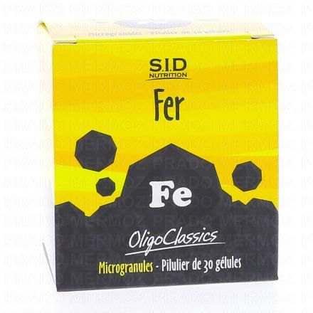 SID NUTRITION Phytoclassics Fer boîte de 30 gélules