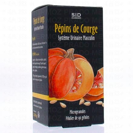 SID NUTRITION Phytoclassics Pépins de courge (90 gélules)