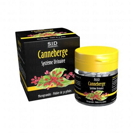 SID NUTRITION Phytoclassics Canneberge système urinaire boîte de 30 gélules
