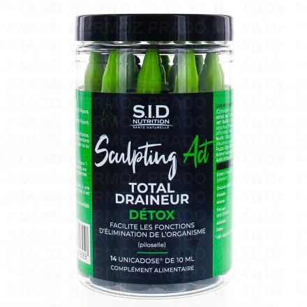 SID NUTRITION SculptingAct total draineur détox 14 Unicadose de 10ml