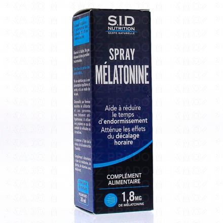 SID Nutrition Spray mélatonine 20ml