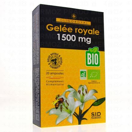 SID OligoRoyal Gelée Royale 1500mg 20 ampoules