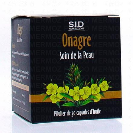 SID Onagre Soin de la peau 30 capsules