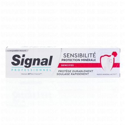 SIGNAL Sensibilité - Dentifrice protection minérale genvices 75ml