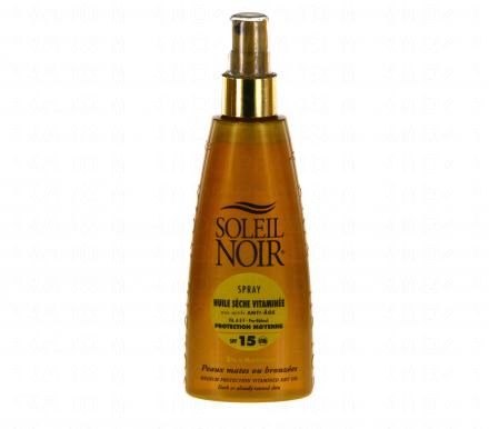 SOLEIL NOIR Huile sèche-vitaminée SPF15 spray 150ml