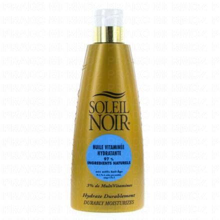 SOLEIL NOIR Huile vitaminée hydratante Flacon 150ml 2