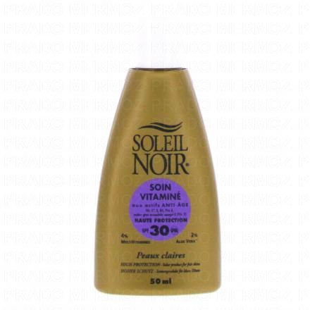 SOLEIL NOIR Soin vitaminé SPF 30 Flacon 50ml