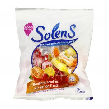 Bonbons tendres aux jus de fruits sachet de 100g 3