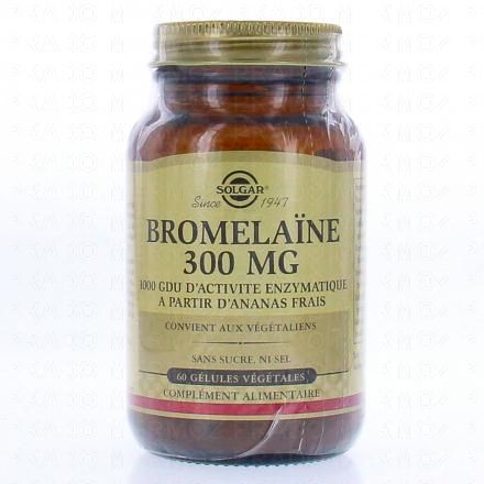 SOLGAR Bromelaïne 300mg x60 gélules