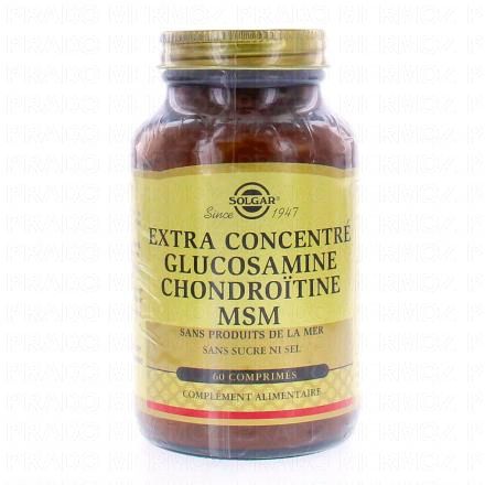 SOLGAR Extra Concentré Glucosamine Chondroïtine MSM x60Comprimés